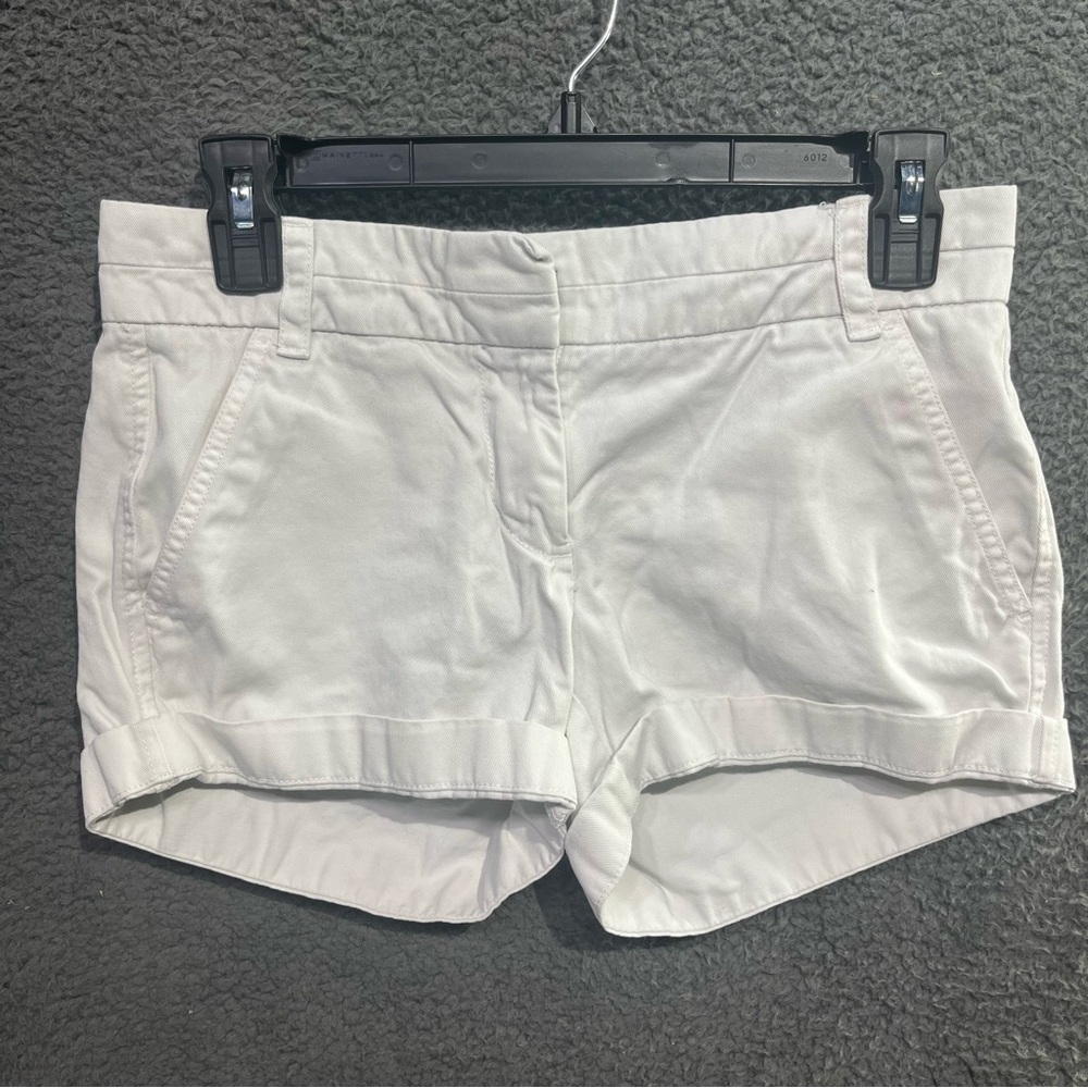 J. Crew Women's‎ White Cream Shorts
